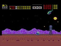 une photo d'Ã©cran de Choplifter sur Sega Master System